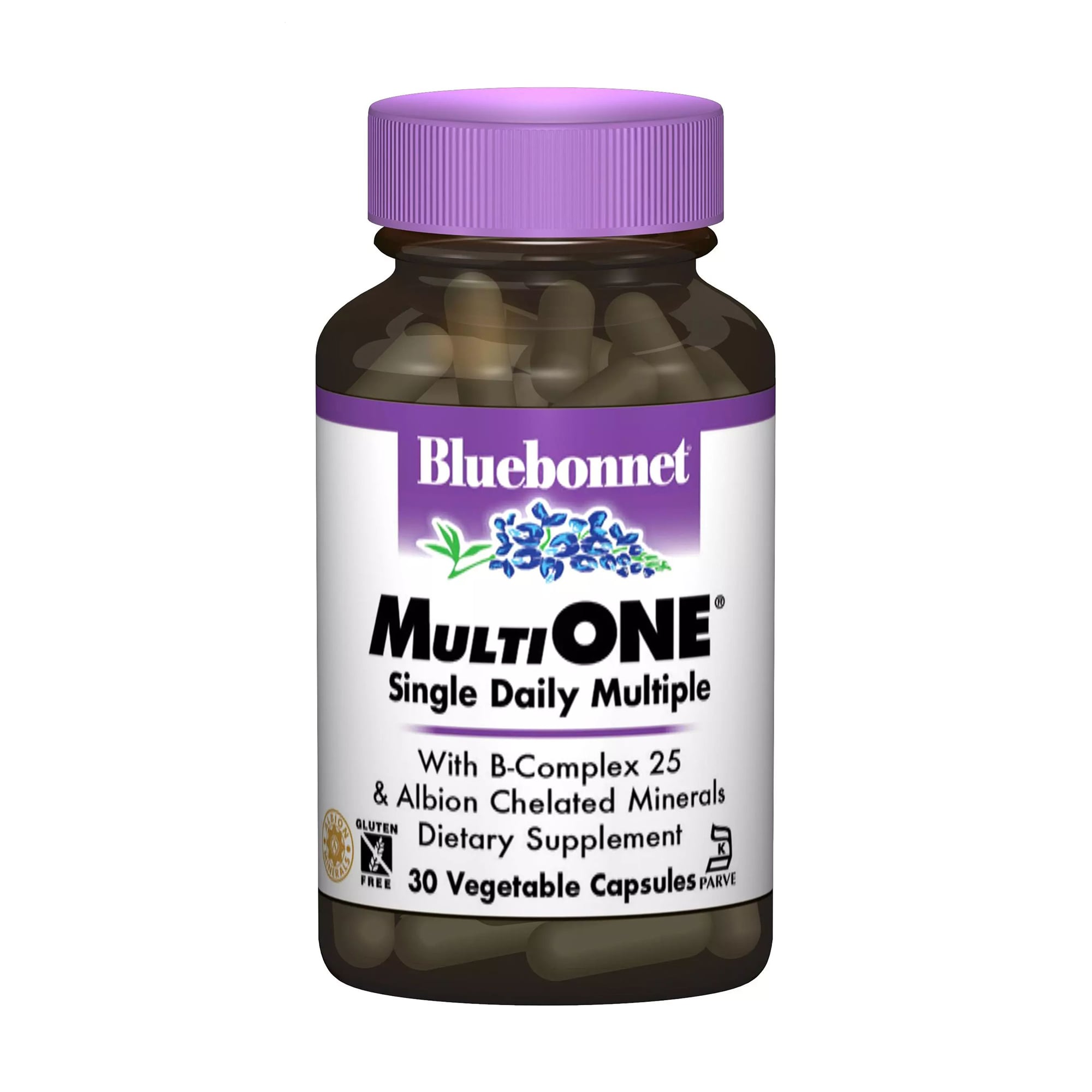 Мультивiтамiни Bluebonnet Nutrition MultiONE з залiзом, 30 гелевих капсул